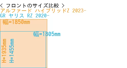 #アルファード ハイブリッドZ 2023- + GR ヤリス RZ 2020-